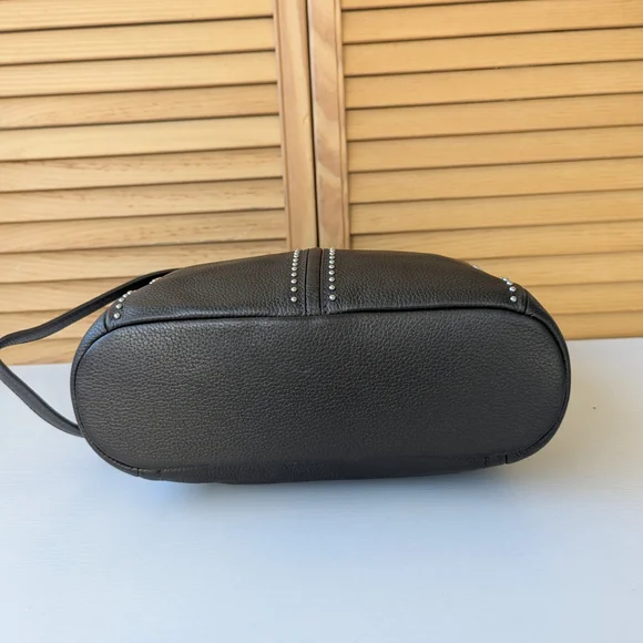 Brighton Black Crossbody Bag with Silver Accents - Picture 7 of 13